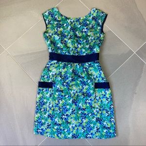 Lilly Pulitzer Sleeveless Floral Silk Dress Women’s Size 0